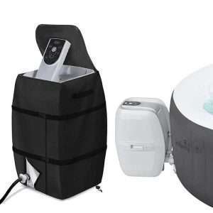 LAY-Z-SPA® AirJet™ szivattyú védő takaróhuzat, fekete, vízlepergető, szélálló, cipzározható P05326-0001BWPC
