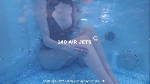 6001K_25 LAY-Z-SPA® Rome AirJet™ pezsgőfürdő WLAN WiFi, 6 személyes, 180 x 180 x 71 cm 140 Airjet