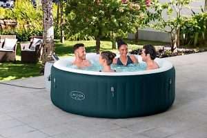 LAY-Z-SPA® Miami AirJet™ EnergySense® energiatakarékos felfújható 4-6 személyes pezsgőfürdő 196x66 cm 6001D 2025 modell