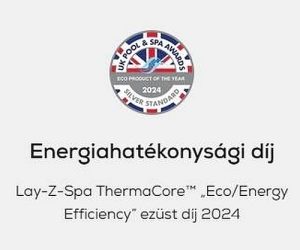 LAY-Z-SPA® Energiahatékonysági díj ThermaCore™ Eco, Energy Efficiency ezüst díj 2024